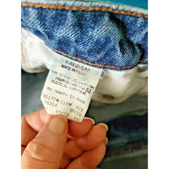 Harley Davidson 6R Motorcycle Women's Classic‎ Blue Jeans Size 6R Boot Cut - Picture 7 of 7